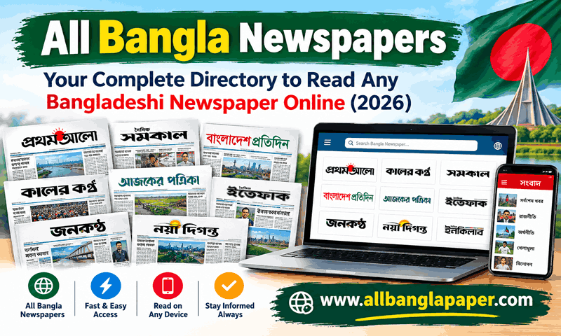 All Bangla Newspapers: Your Complete Directory to Read Any Bangladeshi Newspaper Online (2026)