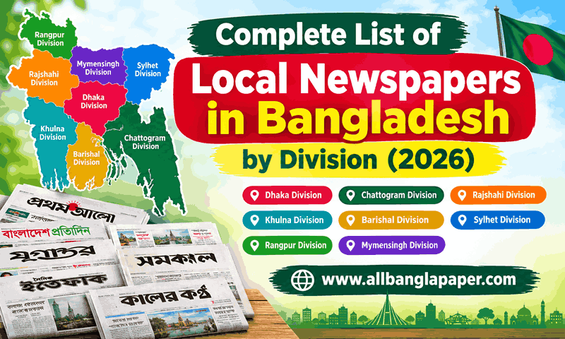 Complete List of Local Newspapers in Bangladesh by Division (2026)
