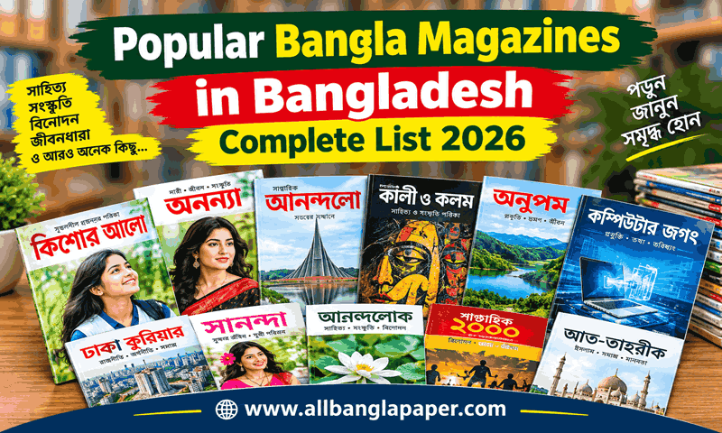 Popular Bangla Magazines in Bangladesh – Complete List 2026