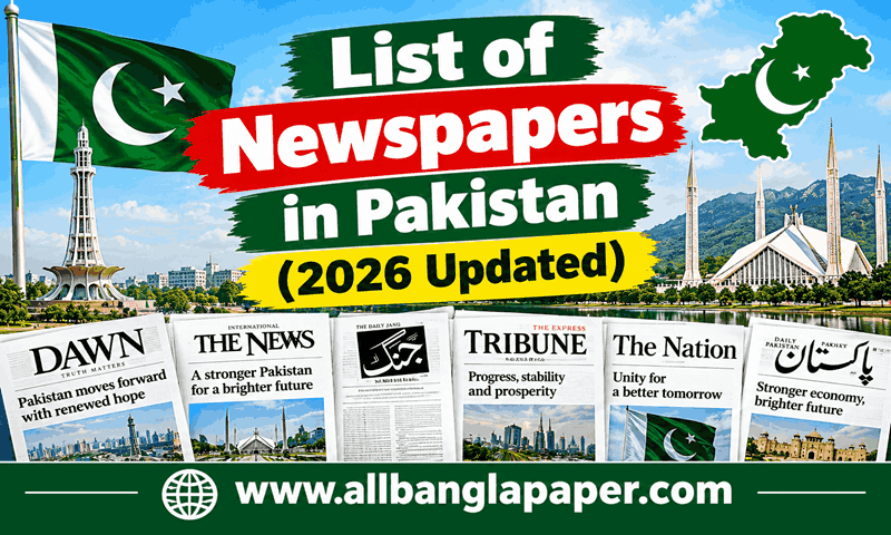 List of Newspapers in Pakistan (2026 Updated)